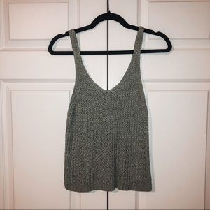 Moon & Madison | Sage Crochet Tank